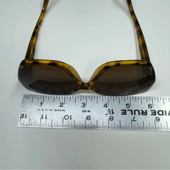 Von Zipper Overture Sunglasses Square Tortoise Brown Frame Lenses Italy